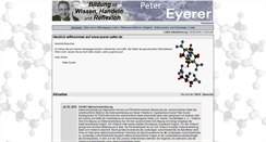 Desktop Screenshot of eyerer-peter.de